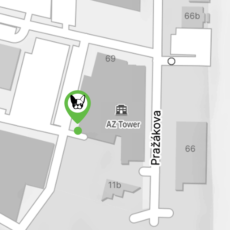 Mapa Ozzakova Úklidova Služba v Brně